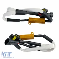 Set mit klarem Glas-LED-Nebelscheinwerfer in Gelb, geeignet für Audi A4 8K, A6 4F, Q5, Seat Exeo-image-6210877