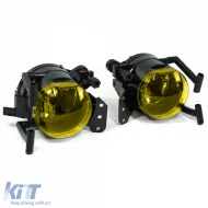 Set mit klarem Glas und gelben Nebelscheinwerfern, geeignet für BMW X3 E83 mit M-Paket 04-06-image-6197562