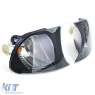 Set mit klaren Glasblinkern in schwarzem Rauch, geeignet für BMW 3er E46 Coupe Cabriolet 2001-2003-image-6206259