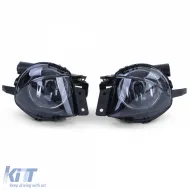 Set mit klaren Gläsern und schwarzem Rauch für Nebelscheinwerfer, geeignet für BMW 3er E90 E91 05-08-image-6196051