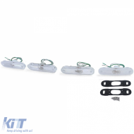 Set mit weißen Seitenmarkierungslichtern, geeignet für Mazda MX5 NA NB NBFL 89-05-image-6199037