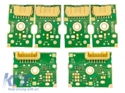 Set of 7-pin connectors for DRL light modules in High Version headlights suitable for Mercedes GLE W167 2020-2023 - ABMEXC6011155