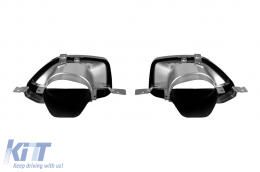 Set of black M Performance Design Design tips suitable for BMW 3 Series G20, G21 340i after 2019, 4 Series G22 coupe, G23 convertible, G26 Gran Coupe after 2020-image-6155899