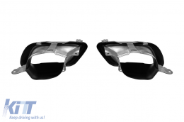 Set of black tips suitable for BMW X5 G05, X7 G07 after 2018, X6 G06 after 2020-image-6155915