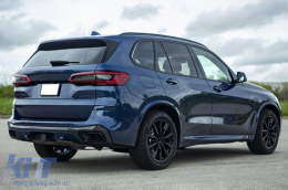 Set of black tips suitable for BMW X5 G05, X7 G07 after 2018, X6 G06 after 2020-image-6155919