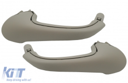 image-47-Set of Front Doors Pull Handles Interior suitable for Mercedes C-Class W203 S203 (2000-2007) Gray