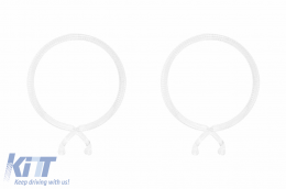 Set of light guides suitable for large ring on BMW X1 E84 2013-2015 for the model with xenon headlights, left and right - ABBMHL6009809