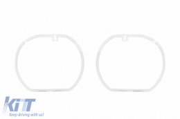 Set of light guides suitable for large ring on BMW X1 F48 2016-2020 for the model with xenon headlights, left and right - ABBMHL6009813