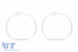 Set of light guides suitable for small ring on BMW X1 F48 2016-2020 for the model with xenon headlights, left and right - ABBMHL6009814
