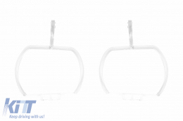 Set of light guides suitable for small ring on BMW X5 F15 2013-2018 for the model with xenon headlights, left and right - ABBMHL6009820