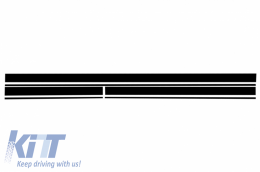Set Sticker Side Decals&Upper Bonnet Roof Tailgate Matte Black suitable for MERCEDES Benz CLA W117 C117 X117 (13-16) W176 (12-18) 45 A-Design Edition 1-image-6036365