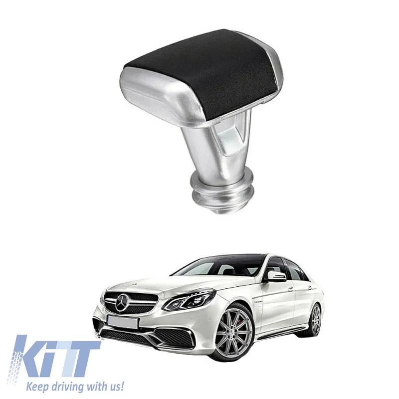 Shift Knob Black/ Chrome suitable for Mercedes W203 W204 W211 W212 W209 R171 Automatic A Design Look GK3005