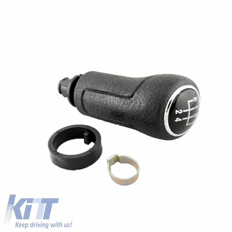 Shift Knob Black suitable for Audi A3 8L, 8P / A4 B5, B6, B7 / A6 4F / TT 8N With 5 Speed GK0232