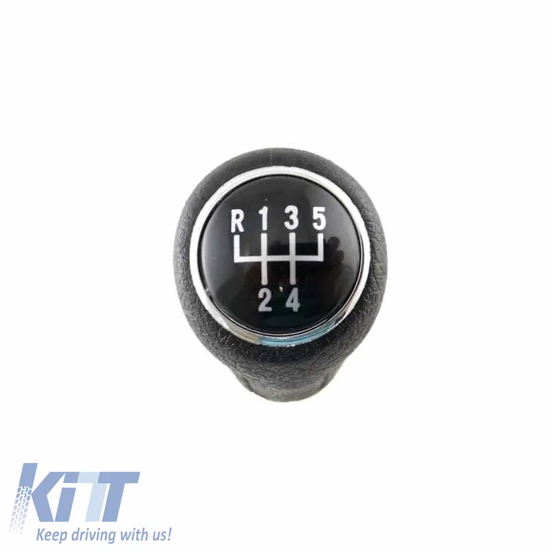 Shift Knob Black suitable for Audi A3 8L, 8P / A4 B5, B6, B7 / A6 4F / TT 8N With 5 Speed GK0232