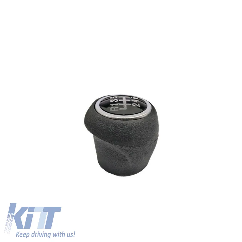 Shift Knob Black/Chrome suitable for Fiat Grande Punto Evo / Linea with 6 Speed BRN1133