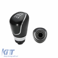 Shift Knob Black/Chrome suitable for Ford Focus MK2 04-11 With 5 Speed GK1316