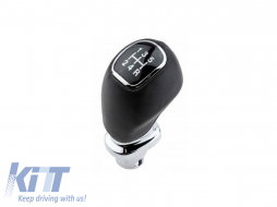 Shift Knob Black/Chrome suitable for Hyundai i20 MK2 (2014-2020) With 5 Speed GK3320