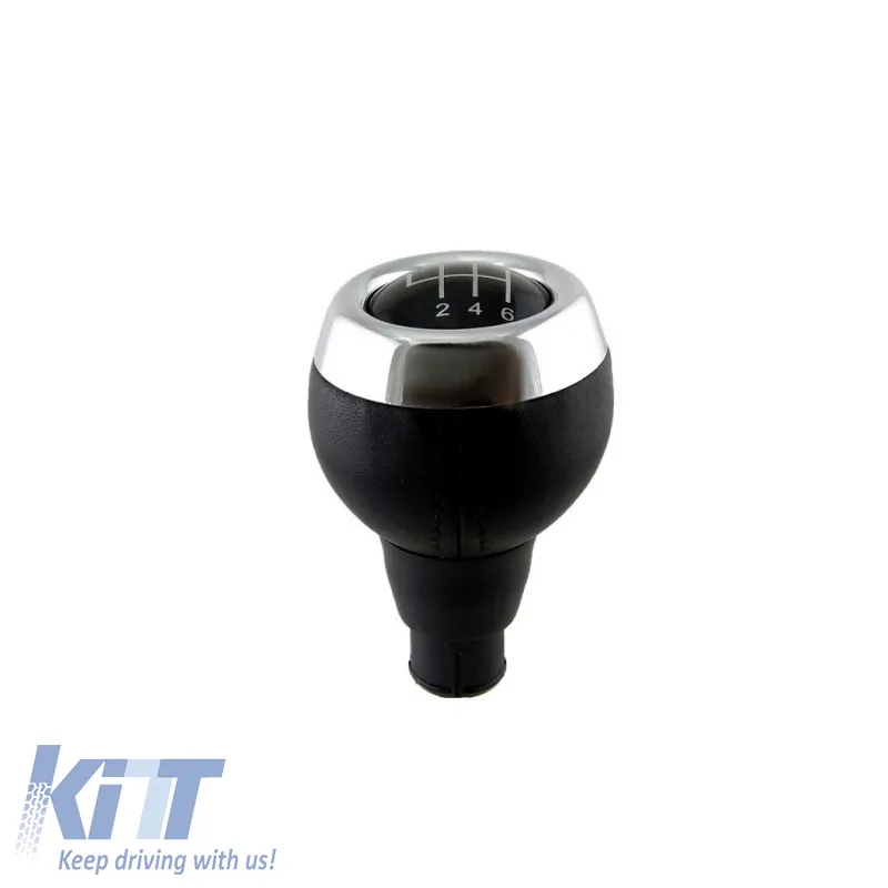 Shift Knob Black/Chrome suitable for Mini Cooper R55/R56/R57/R58/R59/R60 with 6 Speed GK1403