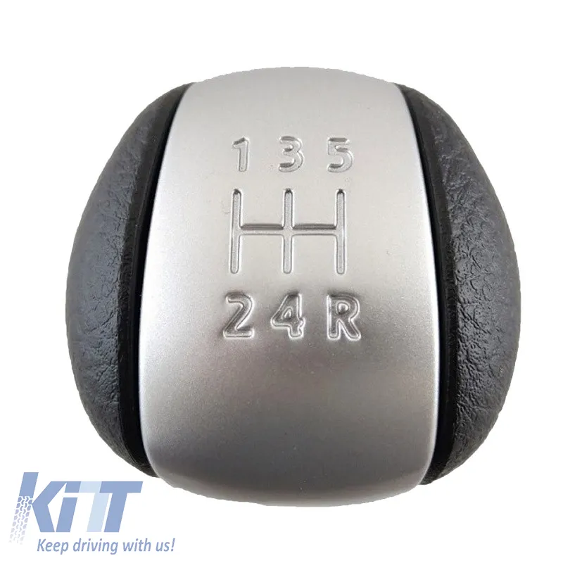 Shift Knob Black/Chrome suitable for Nissan Qashqai J10 5 With 5 Speed GK1601