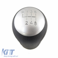 Shift Knob Black/Chrome suitable for Nissan Qashqai J10 5 with 6 Speed GK1602
