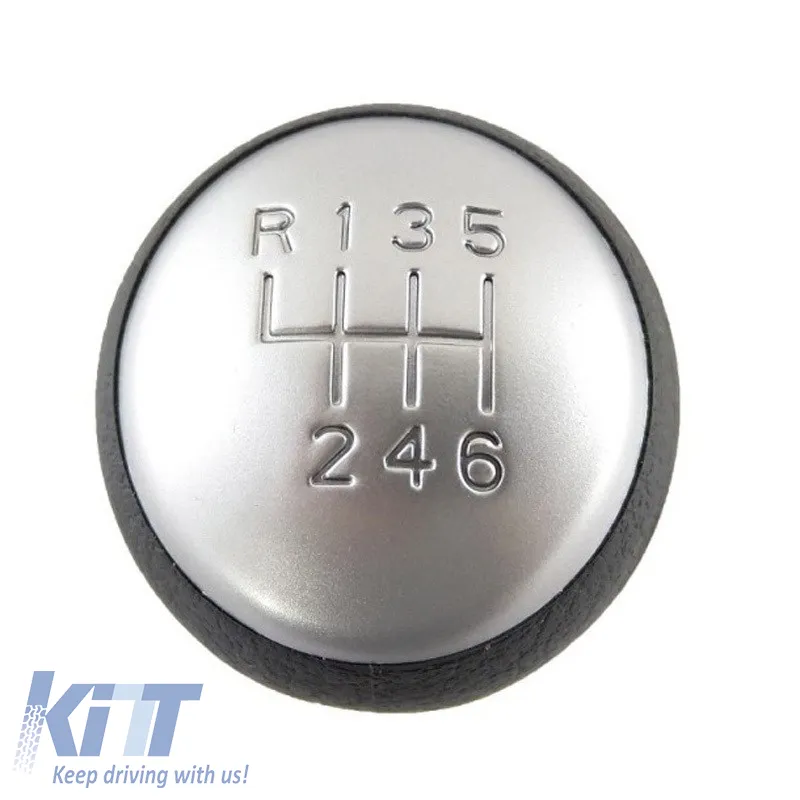 Shift Knob Black/Chrome suitable for Nissan Qashqai J10 5 with 6 Speed GK1602