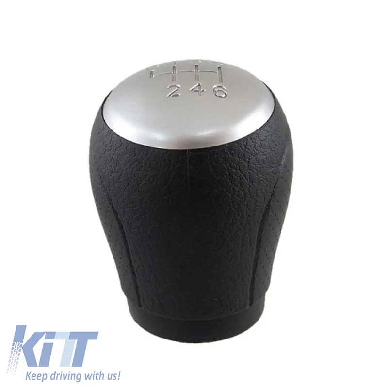 Shift Knob Black/Chrome suitable for Nissan Qashqai J10 5 with 6 Speed GK1602