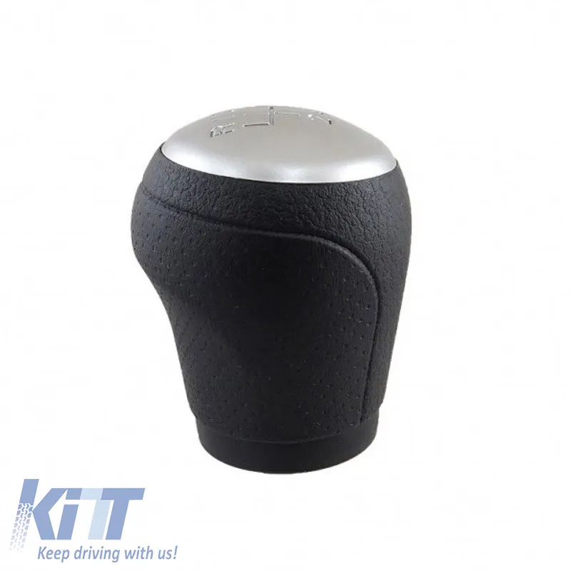 Shift Knob Black/Chrome suitable for Nissan Qashqai J10 5 with 6 Speed GK1602