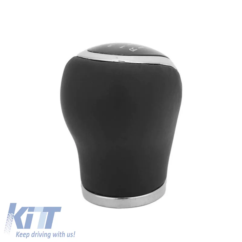 Shift Knob Black/Chrome suitable for Nissan Qashqai J11 5 with 6 Speed GK3174