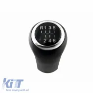 Shift Knob Black/Chrome suitable for Opel Astra H, Corsa D, Zafira B with 6 Speed GK0912-image-6296509