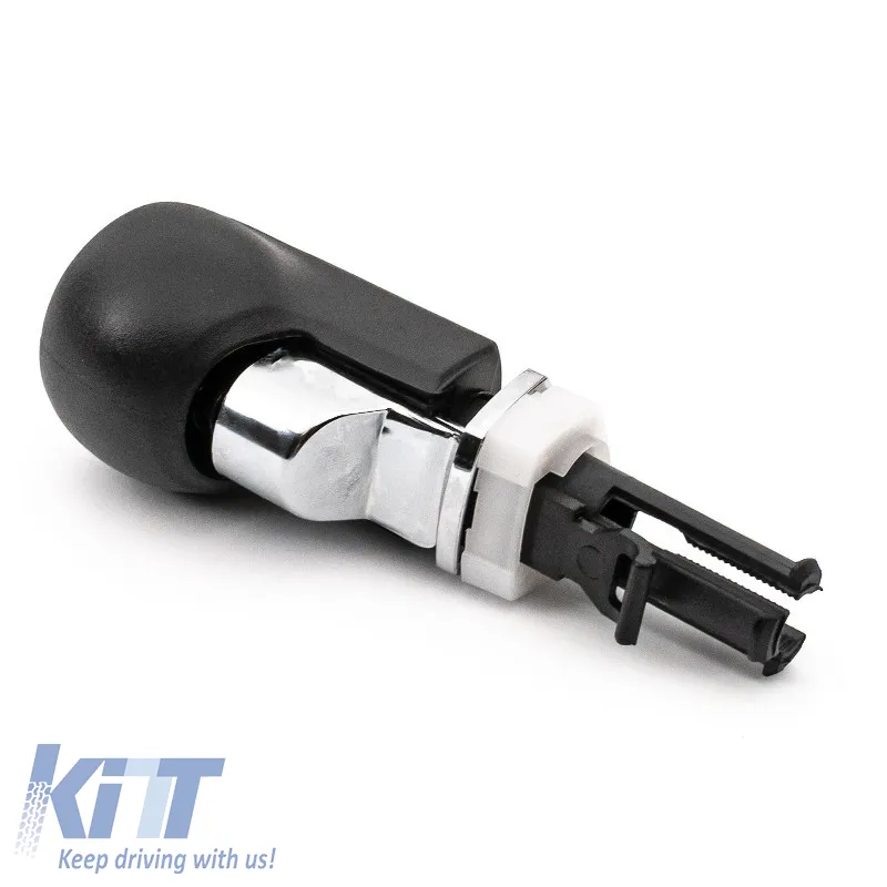Shift Knob Black/Chrome suitable for Opel Corsa D, E 2006-2019 / Adam with 6 Speed