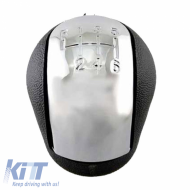 Shift Knob Black/Chrome suitable for Opel Vectra C With 6 Speed GK0944