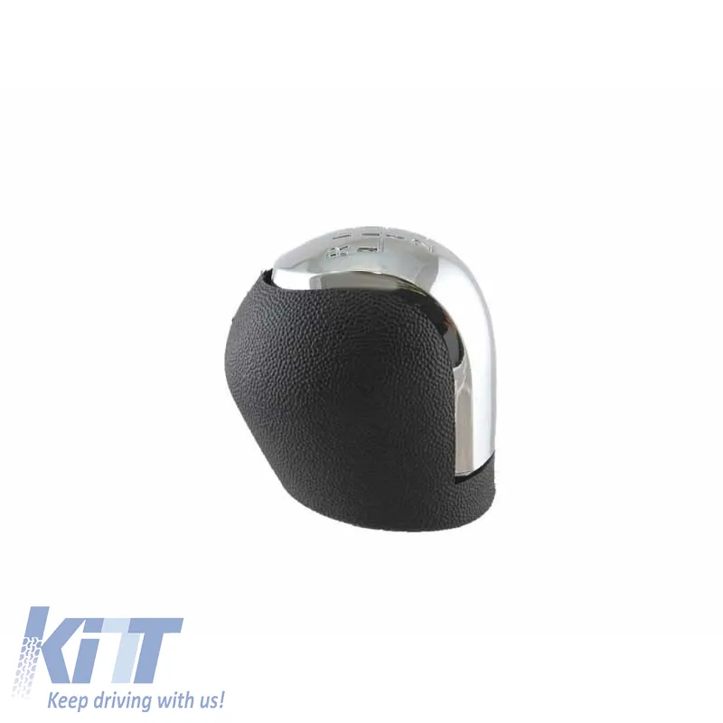 Shift Knob Black/Chrome suitable for Opel Vectra C With 6 Speed GK0944
