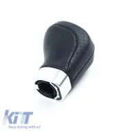 Shift Knob suitable for BMW Black / Silver with 5 Speed E90 Look-image-6311406
