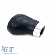 Shift Knob suitable for BMW Black / Silver with 5 Speed E90 Look-image-6311407
