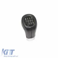 Shift Knob suitable for BMW Black / Silver with 6 Speed E90 Look-image-6311424