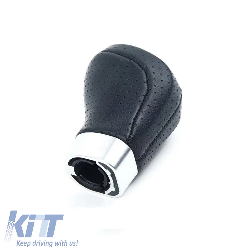 Shift Knob suitable for BMW Black / Silver with 6 Speed E90 Look