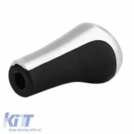 Shift Knob suitable for BMW with 6 Speed Black / Silver E90 Look-image-6325272