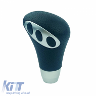 Shift Knob Universal Black With Silver Suitable for Normal Reverse 37059
