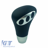 Shift Knob Universal Black With Silver Suitable for Normal Reverse 37059-image-6296139