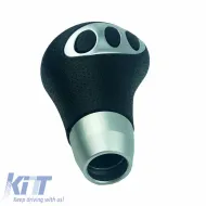 Shift Knob Universal Black With Silver Suitable for Normal Reverse 37059-image-6296141