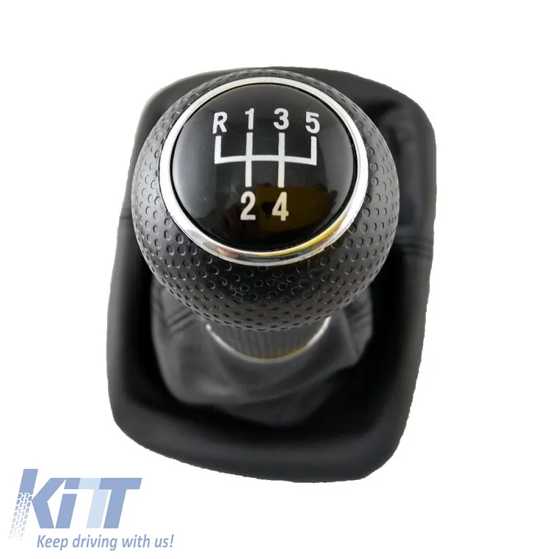 Shift Knob with Boot and Frame suitable for VW Golf IV (4) with Push Reverse 23mm GK0013