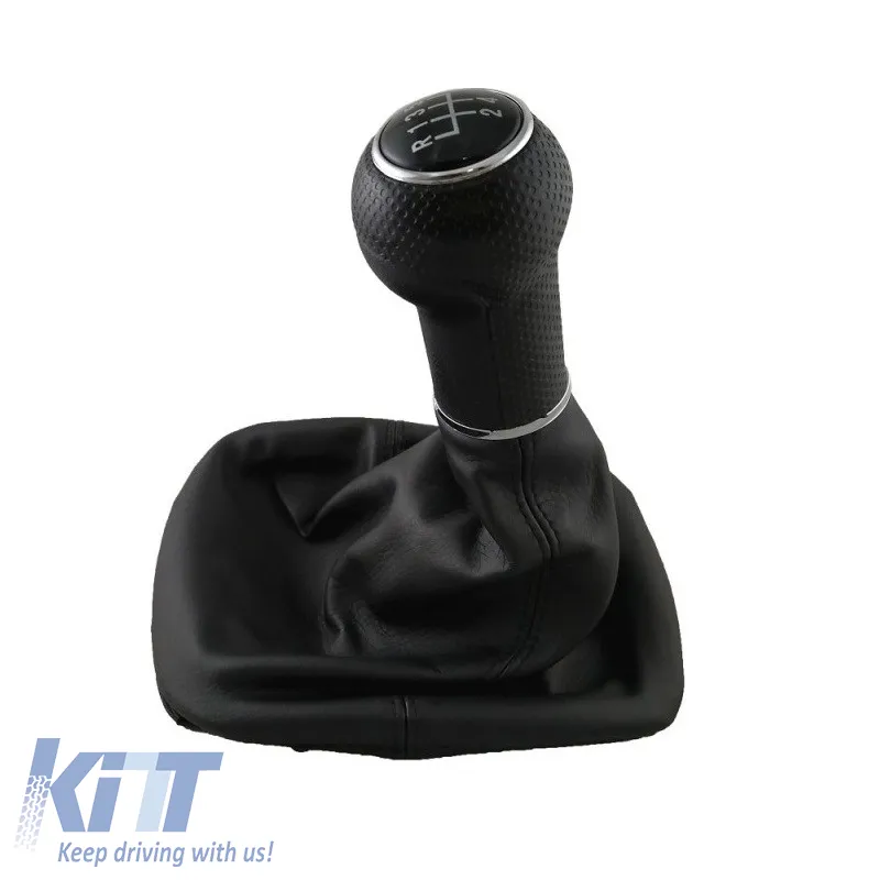 Shift Knob with Boot and Frame suitable for VW Golf IV (4) with Push Reverse 23mm GK0013