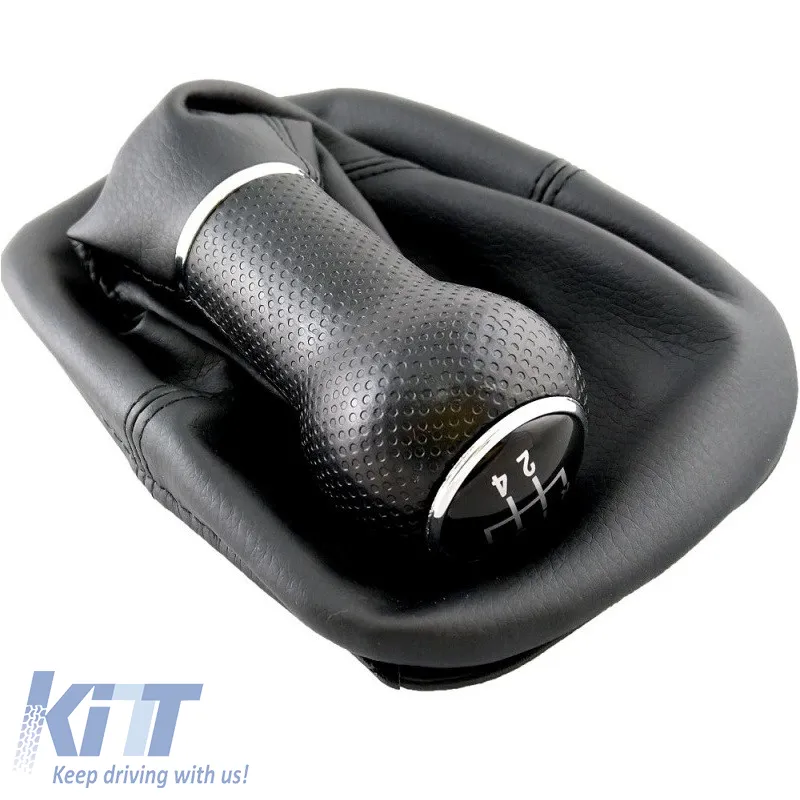 Shift Knob with Boot and Frame suitable for VW Golf IV (4) with Push Reverse 23mm GK0013