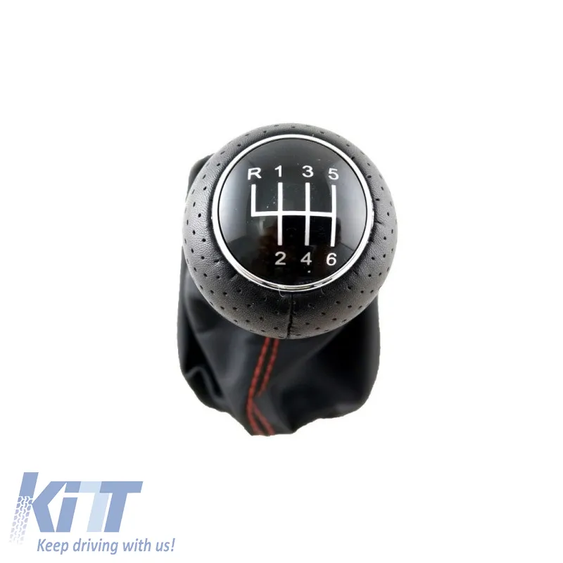 Shift Knob With Boot Black Suitable for Audi A3 8L With 6 Speed GK0242