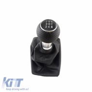 Shift Knob With Boot Black Suitable for Audi A4 B6/B7 With 5 Speed GK0201