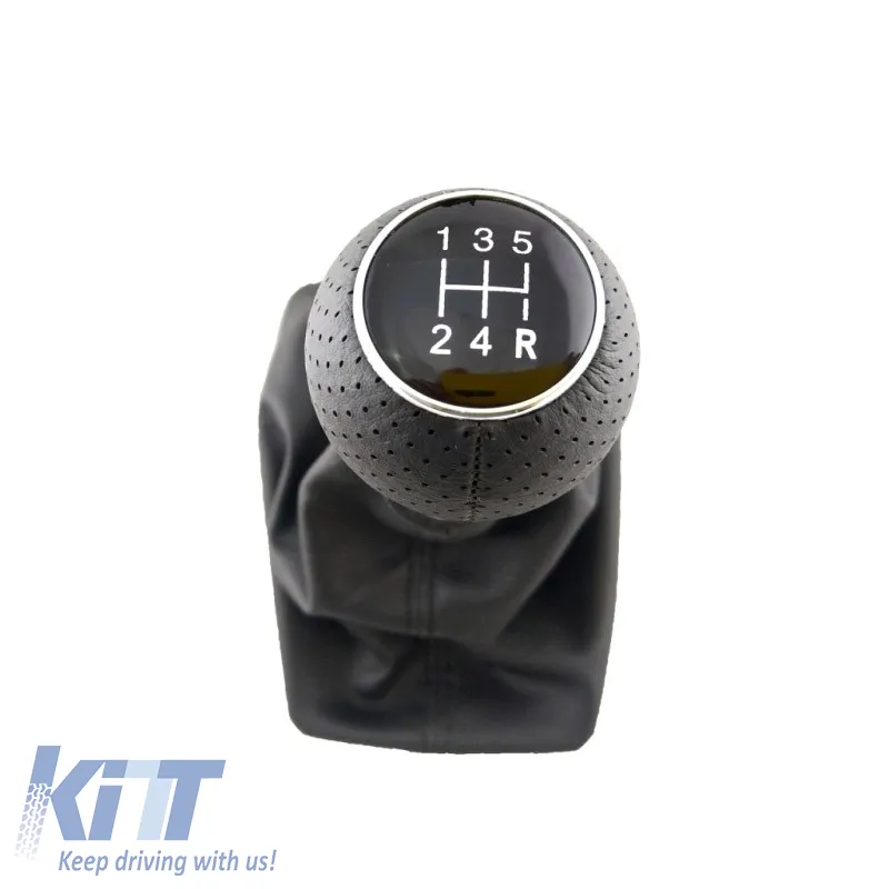 Shift Knob With Boot Black Suitable for Audi A4 B6/B7 With 5 Speed GK0201