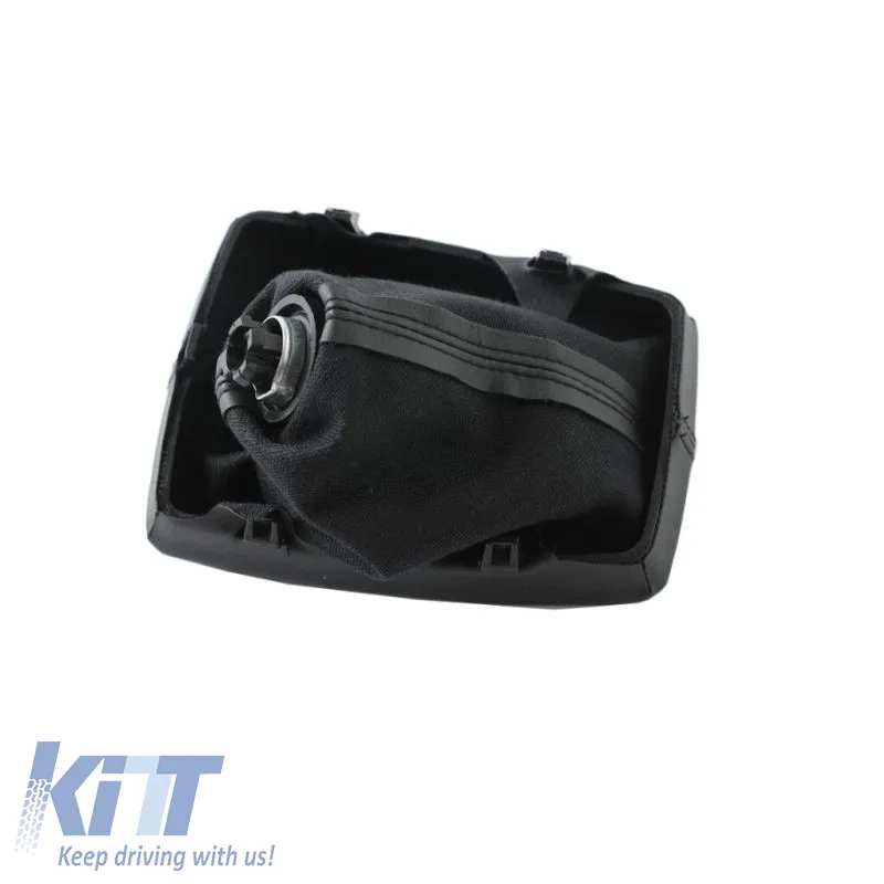 Shift Knob With Boot Black Suitable for Audi A4 B6/B7 With 5 Speed