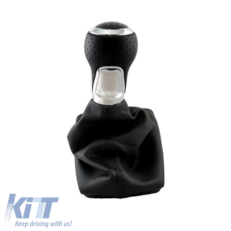 Shift Knob With Boot Black Suitable for Audi A4 B6/B7 With 6 Speed New