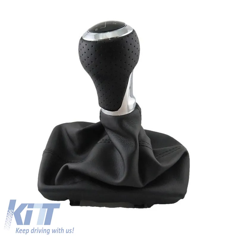 Shift Knob With Boot Black Suitable for Audi A4 B6/B7 With 6 Speed New