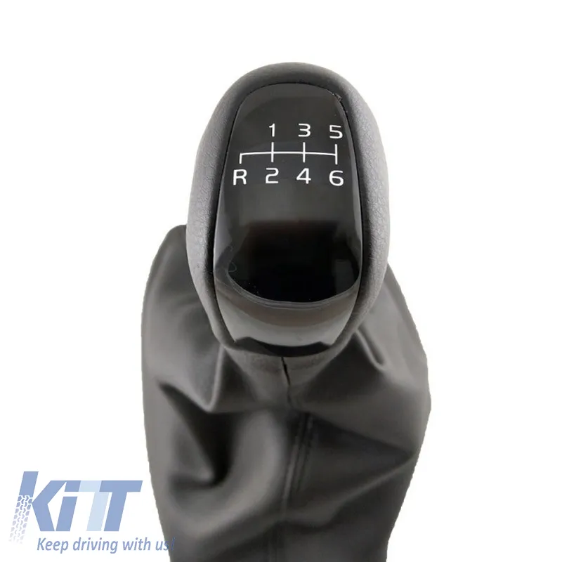 Shift Knob With Boot Black Suitable for Mercedes E-Class W211 With 6 Speed